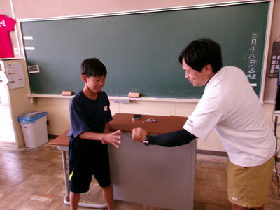 先生VS生徒の様子